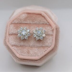 Sterling silver high quality moissenite Earrings